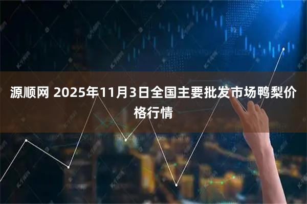 源顺网 2025年11月3日全国主要批发市场鸭梨价格行情