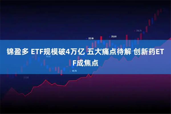 锦盈多 ETF规模破4万亿 五大痛点待解 创新药ETF成焦点