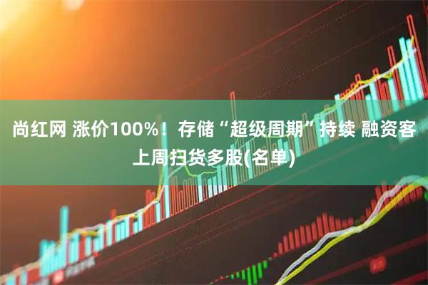 尚红网 涨价100%！存储“超级周期”持续 融资客上周扫货多股(名单)